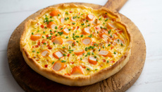 Tarte au surimi et saumon