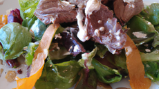 Salade de cerf au soyo