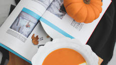 Soupe au potiron au fromage frais