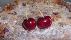 Clafoutis cerises noires