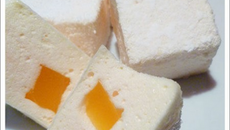 Guimauves fleur d'oranger cœur à l'orange gélifié !