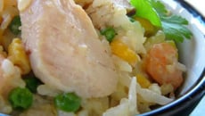 Riz cantonais au poulet