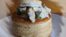 Vol au vent de volaille et champignons