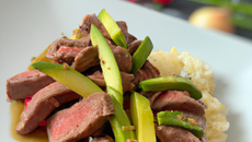 Sauté de bœuf au wasabi