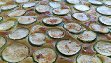 Tarte aux courgettes et maroilles