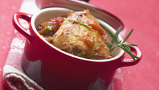Poulet basquaise simple