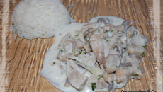 Boudins blancs façon blanquette