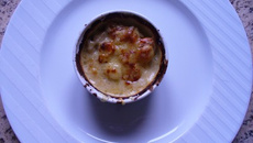 Pétoncles aux champignons et au muscat