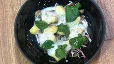 Gnocchis à la parisienne au jambon et champignons