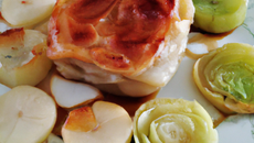 Tatin de chou et pommes