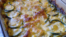 Gratin de courgettes savoureux