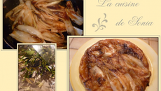 Tarte Tatin d'endive au miel