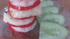 Millefeuille de tomate.