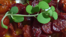 Délice de tomates au chorizo