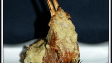 Carré d'agneau gratiné au Roquefort et ses petits légumes