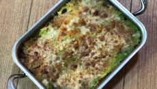 Gratin de chou à la bolognaise