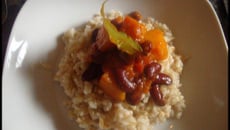 Chili végétarien au potimarron