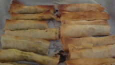 Nems façon bricks aux chèvre