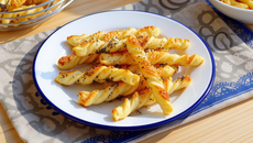 Torsades apéro au parmesan