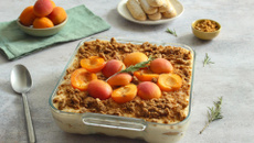 Tiramisu aux abricots rôtis et spéculoos
