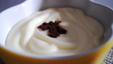 Yaourt Vanillé et son fond chocolat