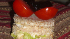 Mini sandwich façon pain bagnat revisité