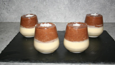 Duo de verrine chocolat au deux façons