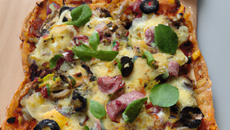 Petite pizza pour soir d'été