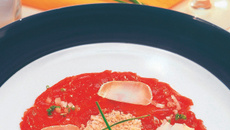 Carpaccio de charolais aux copeaux de Chavignol