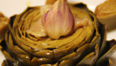 Finger d'artichauts et foie gras