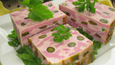 Terrine de légumes au jambon