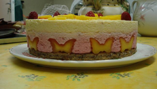 Bavarois Framboise mangue