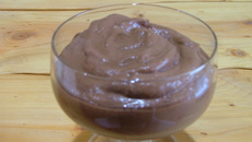 Mousse au chocolat aromatisée