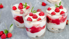 Tiramisu rapide aux framboises