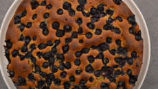 Gâteau aux myrtilles