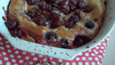 Clafoutis aux cerises noires