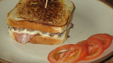 Croque monsieur façon hamburger