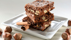 Brownie fondant au Nutella et à la noisette