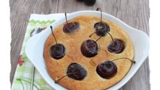 Clafoutis aux cerises noires maison