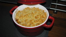 Cocotte de crumble aux légumes