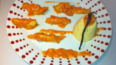 Poulet coco-vanille