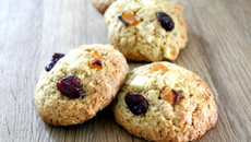 Cookies abricots, cranberries et chocolat blanc