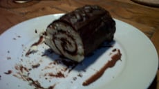 Bûche pâtissière au chocolat