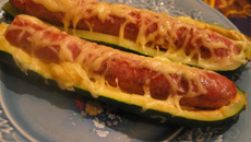 Hot-Dog de courgette