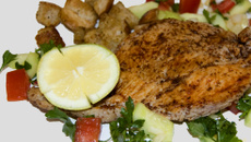 Escalope de dinde à l'orientale