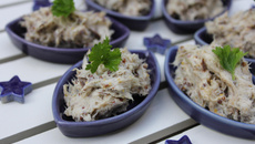 Rillettes de maquereaux, moutarde à l'ancienne