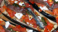 Aubergines façon pizza