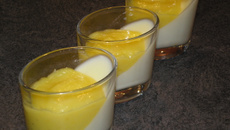 Panna cotta italienne au citron