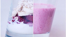 Smoothie fraise banane