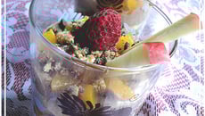 Verrines Fruitées et son Crumble de Céréales